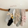 Children's pantyhose, baby spring and autumn, solid color bow jumpsuit, girls' leggings wholesale Application Scenario